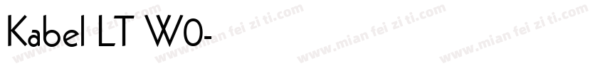Kabel LT W0字体转换